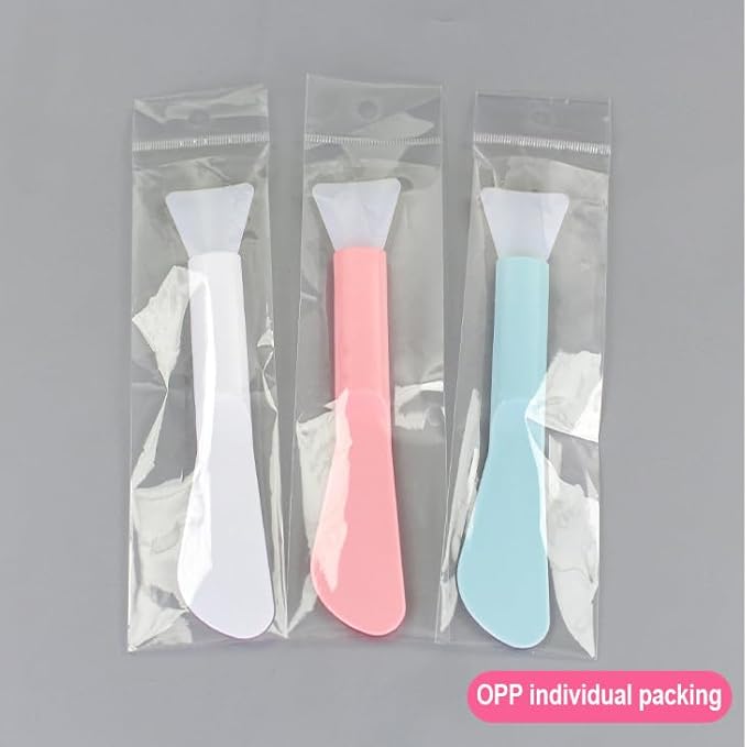 6 Pack Soft Silicone Facial Mask Applicator, Reusable Makeup Face Mask Brush Spatula, Plastic Washable Beauty Cosmetic Tools for Clay, Cream, Gel, Mud, DIY Mixing, Skincare, Sampling, Waxing