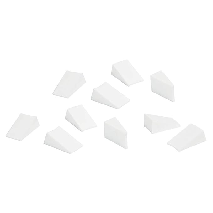 Artist's Choice 250 Pack Makeup Sponge Mini Applicator Wedges, Triangle Cosmetic Sponges for Foundation, Blush, Eye Shadow, Blending and Smoothing, Disposable, Latex Free