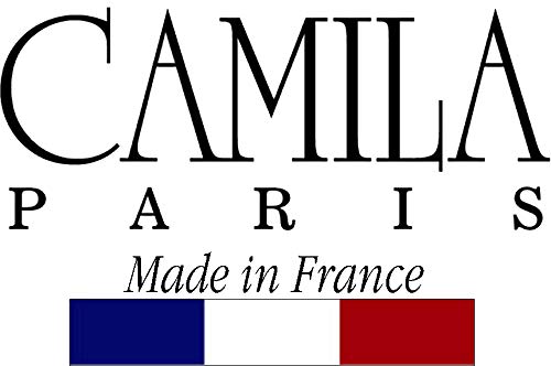 Camila Paris French Side Combs Large 4 Colors Each Curved French Twist Hair Combs Decorative, Strong Hold Hair Clips for Women Bun Chignon Up-Do, No Slip Styling Girls Hair Accessories, Made in France