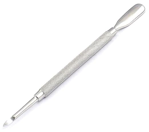 Cuticle Pusher Spoon Nail Cleaner Professional Stainless Steel Cuticle Remover Durable Manicure and Pedicure Tools