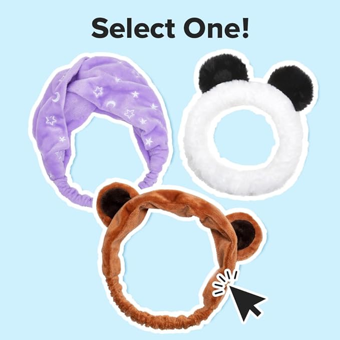 I DEW CARE Face Wash Headband - Tiger | Adorable Design, Perfect for Washing & Cleansing, Makeup and Spa, Bath, Skincare, Quick Dry, Soft & Fuzzy, Non Slip, Reusable, Teen Girls Stuff