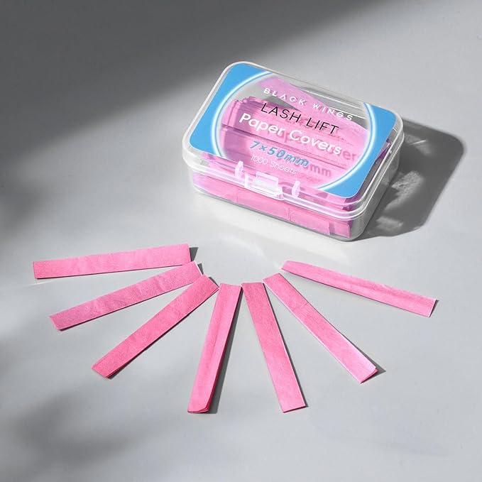 1000P Lash Lift Pink Perm Paper, Reusable Lash Lift Pads Lash Lift Tool, Soft Pads Silicone Perm Ribbon Eyelash Lifting Compensator, Eyelash Tapes Makeup Beauty Tools for Eyelashes Lifting