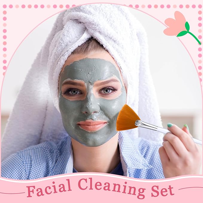 36 Pcs Esthetician Supplies for Facials Set Includes 12 Stainless Steel Facial Bowls 12 Brushes 12 Flat Facial Spatula Mask Cosmetic Applicators for Women Mask Mixing Tools Kit(Golden)