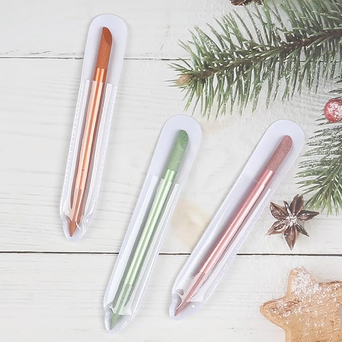 3Pcs Glass Cuticle Pusher, heemeei Crystal Cuticle Pusher Glass File, Dual-Ended Manicure Stick, Professional Precision Filing Cuticle Remover, Manicure Pedicure Tools for Nails and Cuticles Care…