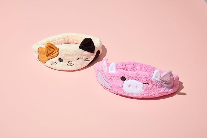 TONYMOLY x Squishmallows Patty Plush Headband – Soft & Cozy Hair Accessory for Skincare, Makeup, and Relaxation – Cute, Gentle, and Functional