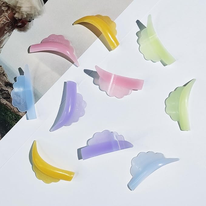 Libeauty Lash Lift Pads Crown Reusable Silicon Eyelash Lift Shield Lash Perm Rod Lash Lifting Shield DIY Use at Home or Salon Lash Perming Tool