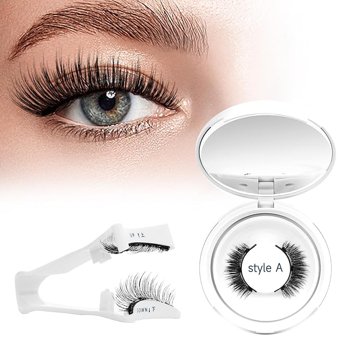 Higu clace Magnetic Eyelashes Magnetic Lashes with Applicator Soft Magnetic Eyelashes Natural Look Pestañas Magnéticas No Need Glue Easy to Wear and Remove Pestañas Magnéticas Naturales(A05)
