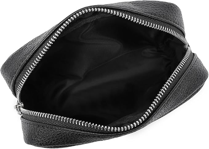 Makeup Bag Large Capacity Women's Classic Black Wash Bag Adjustable Partition Wash Bag Brush and Cosmetic Carrying Bag