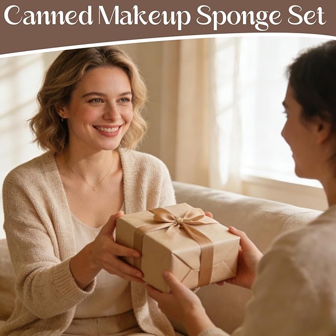 11Pcs Makeup Sponge Set with 5pcs Make Up Sponges,4pcs Cushion Foundation Puff and 2pcs Powder Puff for Foundation and Powder
