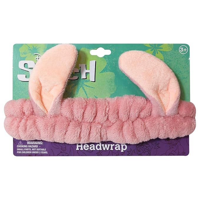 LUV HER Lilo & Stitch Angel Girls Headbands - One Size Fits All, Soft Stretchy Fabric - Angel from Stitch - Fun Fashion Accessory for Girls, Ages 3+