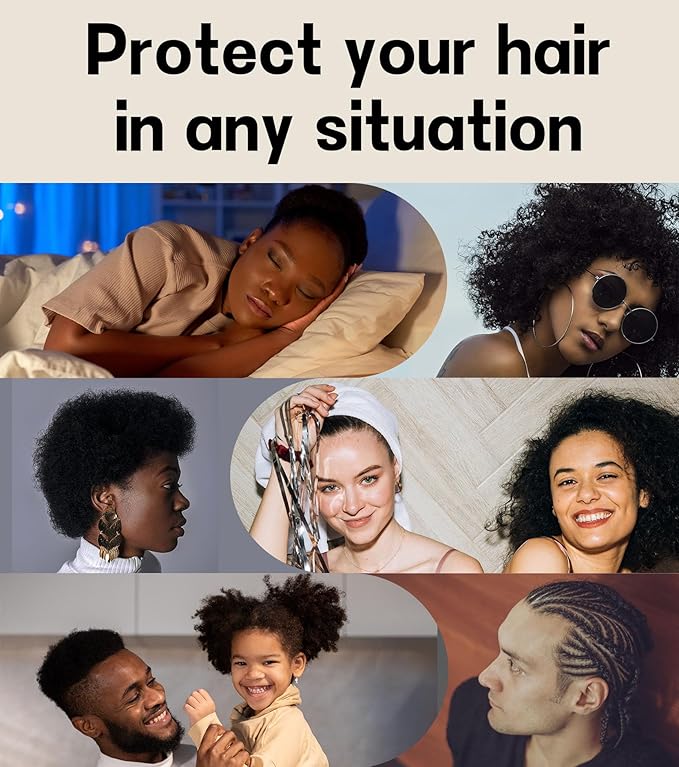 100% Mulberry Silk Bonnet for Sleeping for Curly Hair and Braids, Wrap with Adjustable Strap for Women and Men, Silk, Not Satin(1Pc,Pink