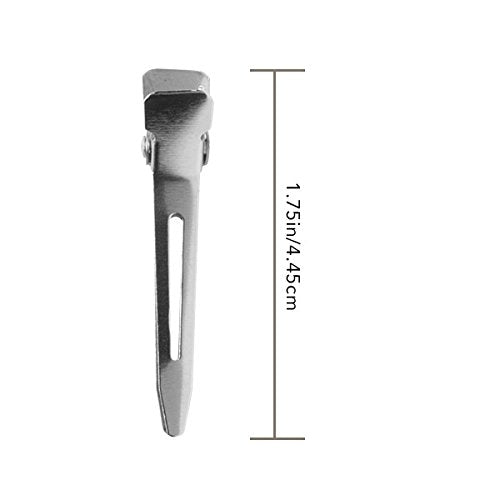Diane Single Prong Hair Styling Clips for Pin Curls, Securing Rollers, Holding Hair in Place, Rust-Proof, 1.75 Inches, 80 Count Pack