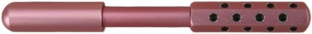 Betypura 24-Stone Facial Roller - Cooling Face & Neck Massager Tool for Skin Rejuvenation | 360° Contouring with Germanium Stones & Aircraft Aluminum | Portable 7.6" Beauty Roller - Pink
