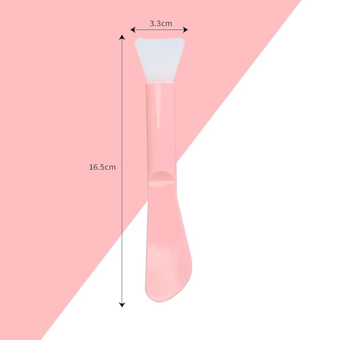 6 Pack Soft Silicone Facial Mask Applicator, Reusable Makeup Face Mask Brush Spatula, Plastic Washable Beauty Cosmetic Tools for Clay, Cream, Gel, Mud, DIY Mixing, Skincare, Sampling, Waxing