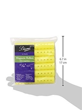 Diane Magnetic Rollers, Yellow, 15/16 Inch