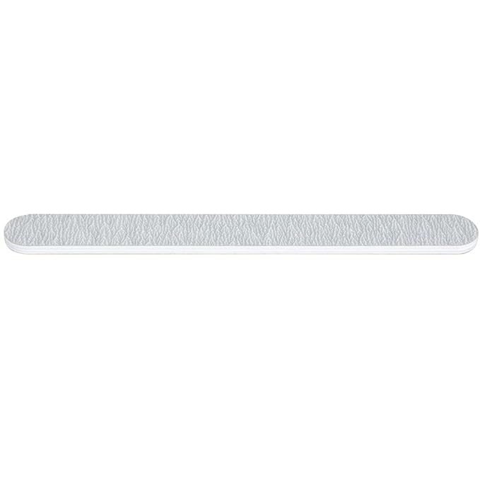 ForPro O-Files Foam Board, 180/400 Grit, Zebra, Double-Sided Manicure Nail File, 6” L x .75” W, 100-Count