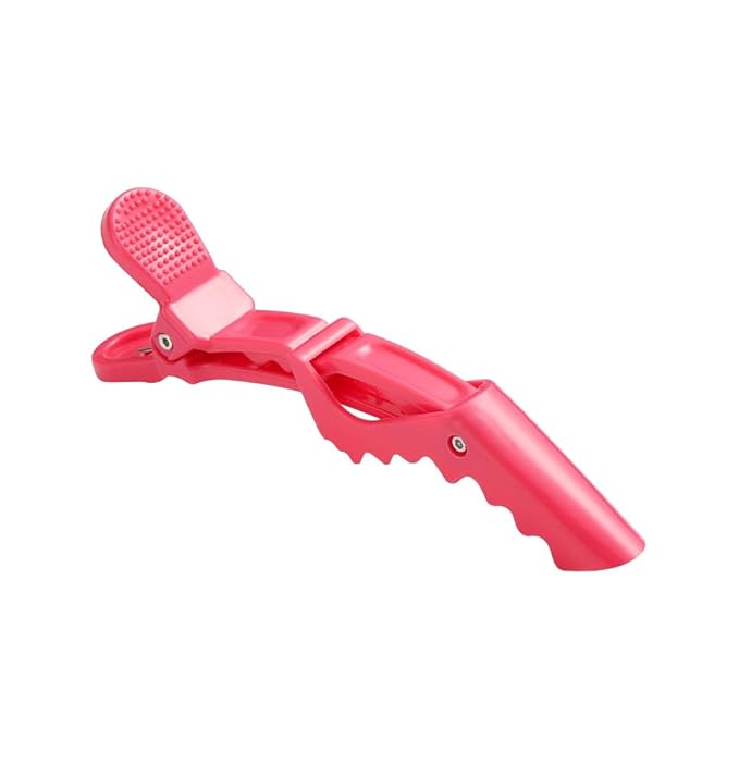 10pcs/set Multicolor Croc Clips Transparent Plastic Hairdresser Clip Hair Styling Sectioning Barrettes Professional Non Slip Alligator Clip Salon DIY Accessories Hairpins (10pcs-Multicolor)