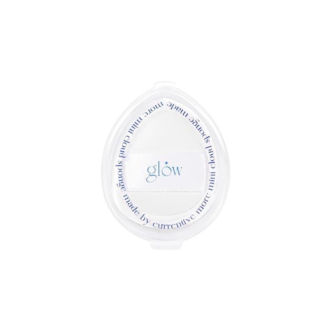 glow more mini cloud sponge 3EA | featuring skin-friendly rubycell | puff-shaped sponge that effortlessly simplifies makeup application, perfect makeup sponge for quick and even application, 0.06 lbs