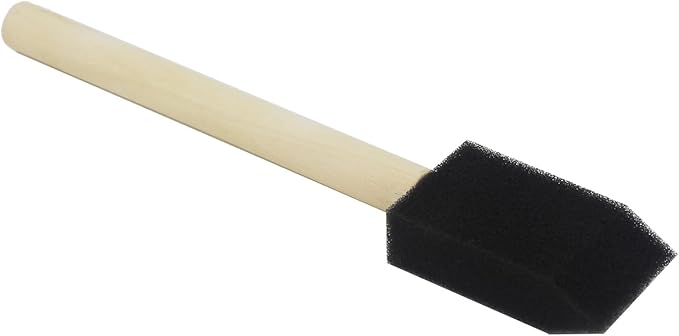 50pcs 1" Foam Brush with High Density Foam, Sponge Brush for Small Project