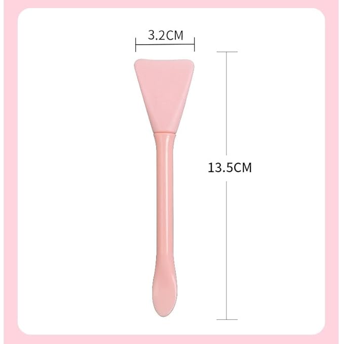 6 Pack Cosmetic Spatula, Small Silicone Applicator Face Brush for Skin Treatment DIY Facial Mud, Gel, Cream, Lotion, Powder, Clay, Plastic Scooper Extractor Tool for Mixing, Sampling, Waxing