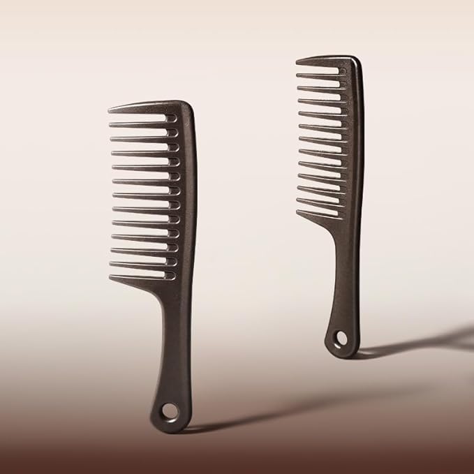 1pc Wide Tooth Comb for Curly Wet Long Hair, Large Detangling Comb with Durable Design, Ideal for Shower Styling & Professional Hair Care