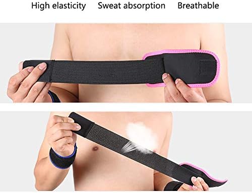 Wrist Brace, Compression Wrist Strap Support Wrist for Men & Women, Youth & Elderly, Boys& Girls, One Size Adjustable, Sports Wristband 1 PCS (Blue)