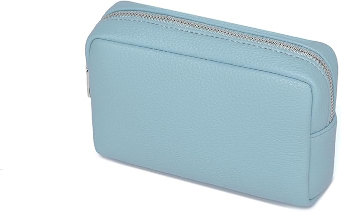 Makeup Bag Large Capacity Women's Classic Black Wash Bag Adjustable Partition Wash Brush and Cosmetic Carrying Bag (Phthalocyanine blue)