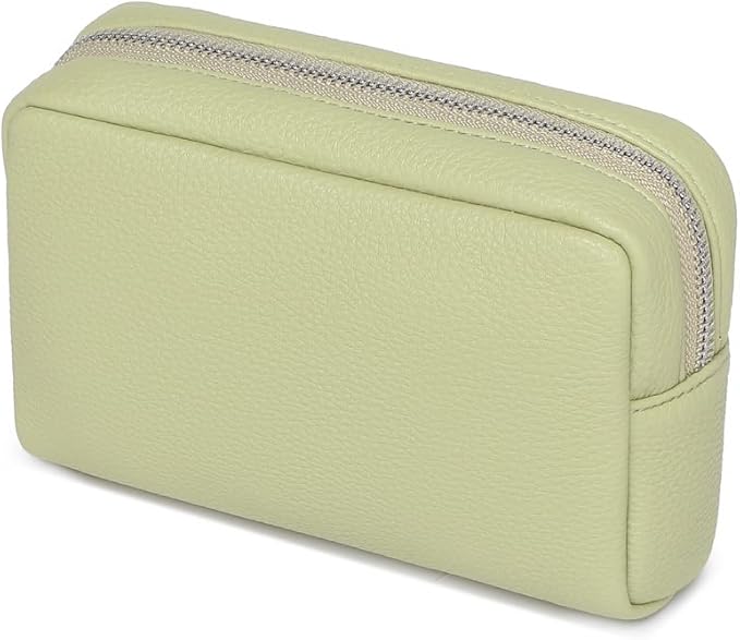 Makeup Bag Large Capacity Women's Classic Black Wash Bag Adjustable Partition Wash Brush and Cosmetic Carrying Bag (Sage Green)