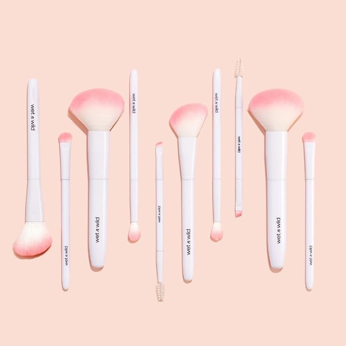 wet n wild Eyeshadow Brush,Precision Blending Application,Soft Synthetic Fibers,Ergonomic Handle for Comfortable Precision Control,(Pack of 2)