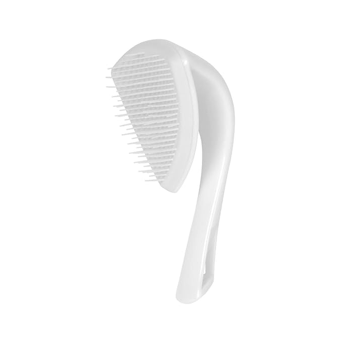 Cricket Ultra Smooth Coconut Detangling Brush for Wet, Dry Hair Anti-Frizz Detangler Shower Hairbrush with Coconut Oil and Keratin Protein Infused Plastic for All Hair Types