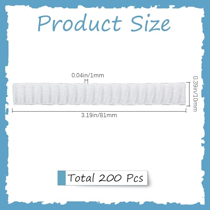 GORGECRAFT 200Pcs Makeup Brush Pen Guard Protector Net Reusable Thread Spool Savers Expandable Mesh Cover Plastic Sewin Thread Netting Machine Embroidery Net for Sewing Eyeshadow Brush, White