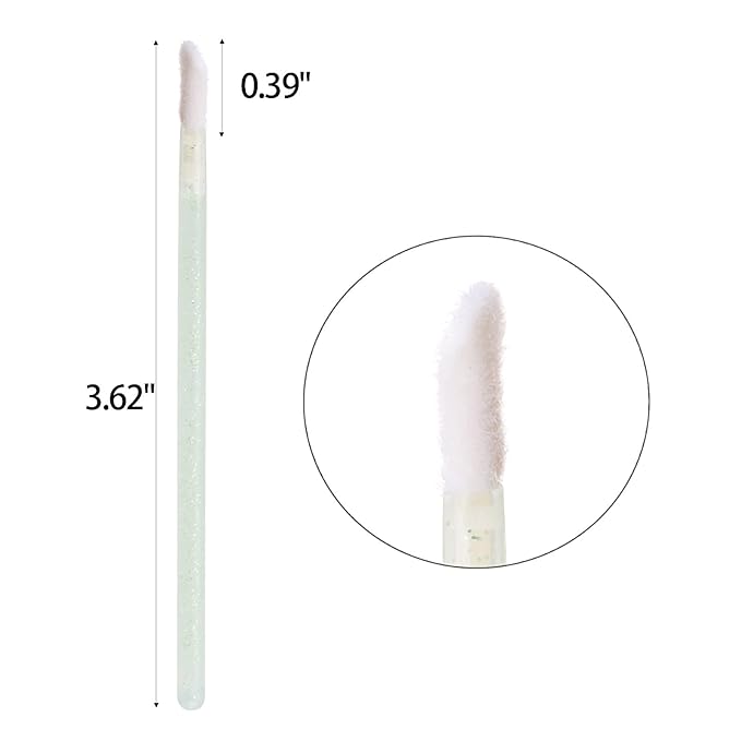 1000 Counts Lip Applicators Disposable Lip Brushes Crystal Lipstick Lip Gloss Wands 5 Colors*1000pcs