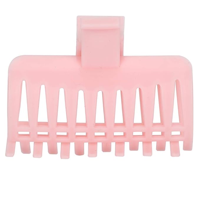 Hot Roller Clips Roller 15Pcs, Hair Curler Claw Clips Fixing Clamp Set, Plastic Reusable Hair Styling Curling Clips for Women Girls Hair Section Styling 1.97x2.56 Inches()