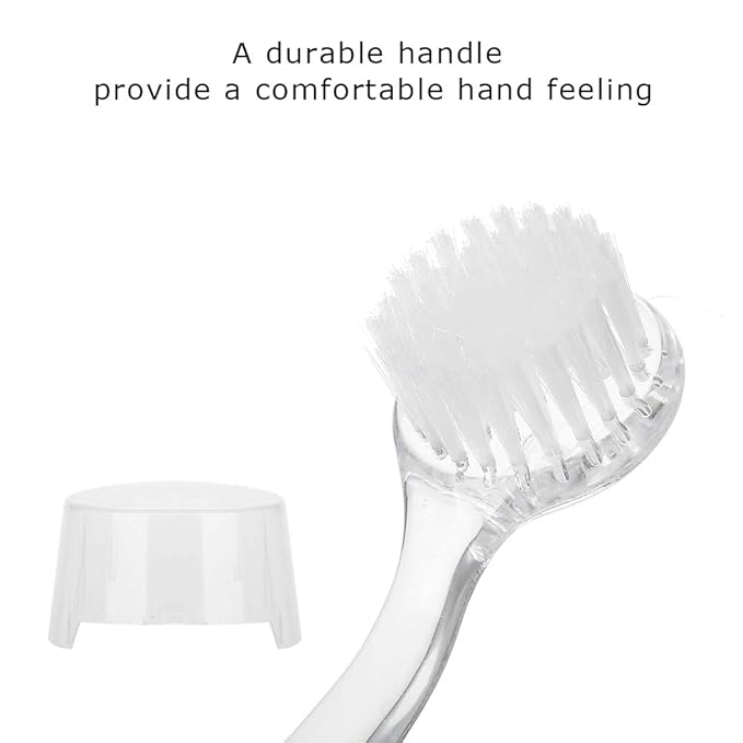 5Pcs Soft Nail Dust Cleaning Brush, Nail Nail Dust Brush Nail Brushes Manicure Diy Tool For For Salon And Home(White)