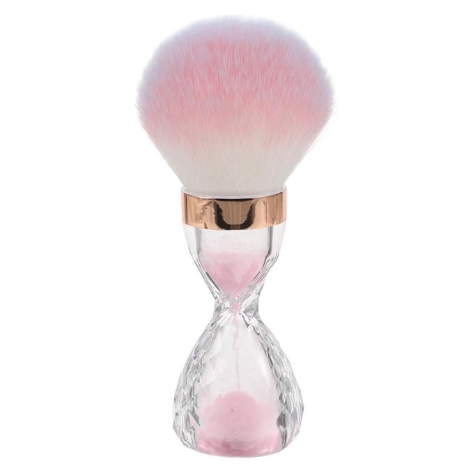 Nail Dust Brush Large Soft Bristle Cleaning Brush for Nail Art and Makeup Powder Removal Portable Manicure Tool
