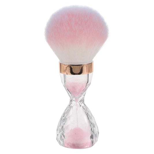 Nail Dust Brush Large Soft Bristle Cleaning Brush for Nail Art and Makeup Powder Removal Portable Manicure Tool