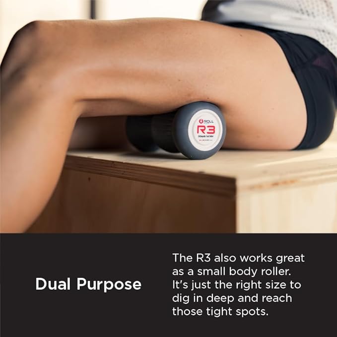 ROLL Recovery R3 (Sea Salt Gray) - Orthopedic Foot & Plantar Fascia Massage Roller