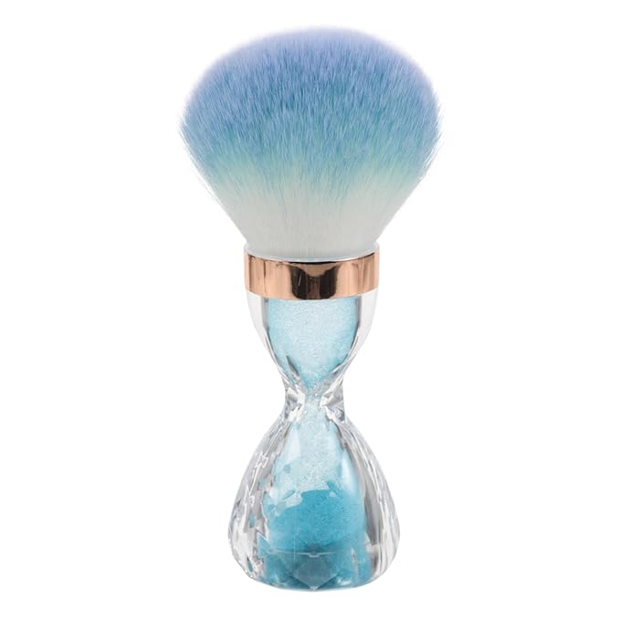 Nail Dust Brush Soft Large Head Cleaning Brush for Nail Art Powder Removal Makeup Manicure Tool Portable for Home and Salon Use