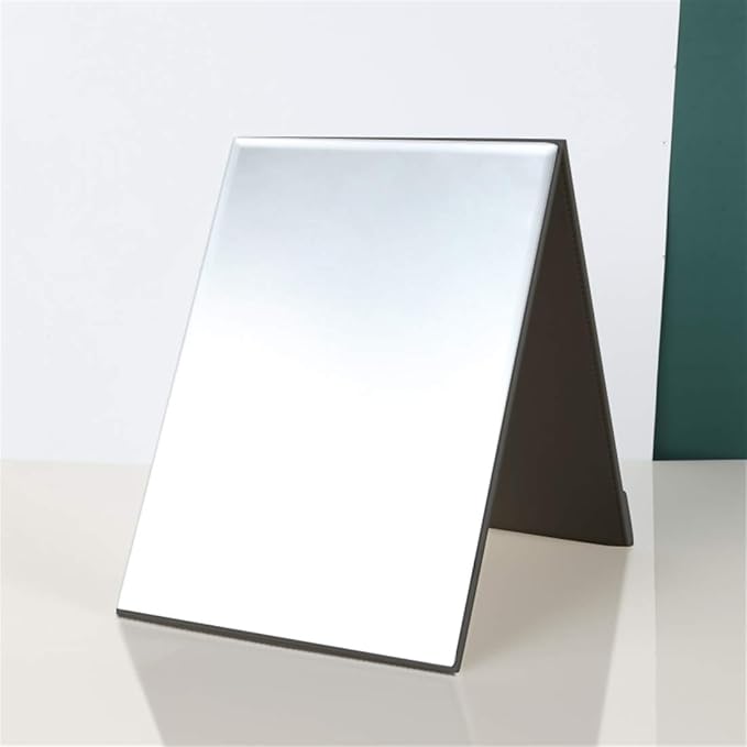Zcooooool Large Portable Super HD Mirror - Multi Stand Angle Hand Free/Handheld/Tabletop Foldable 8.27x5.9 Inch