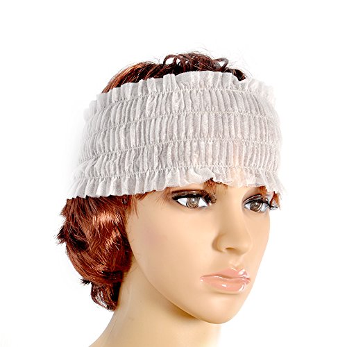 Disposable Facial Spa Headbands Individual Wrapped Case of 1000