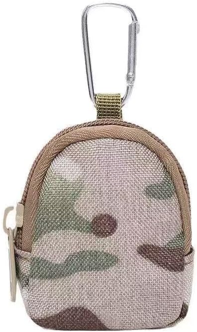 4Pcs Mini Backpack Keychain,Cute Cosmetic Bag for Women, Makeup Bag Key Pocket Lipstick Bag Card Holder Data Cable Organizer Zipper Pouch (tactical keychain pouch)