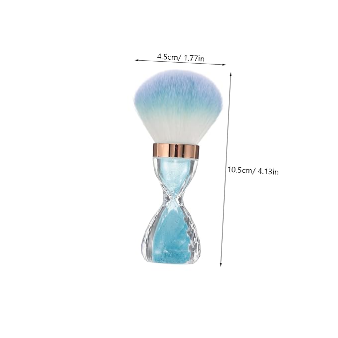 Nail Dust Brush Soft Large Head Cleaning Brush for Nail Art Powder Removal Makeup Manicure Tool Portable for Home and Salon Use