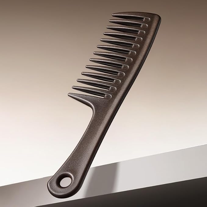 1pc Wide Tooth Comb for Curly Wet Long Hair, Large Detangling Comb with Durable Design, Ideal for Shower Styling & Professional Hair Care