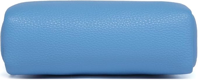 Makeup Bag Large Capacity Women's Classic Black Wash Bag Adjustable Partition Wash Brush and Cosmetic Carrying Bag (Gentian Blue)