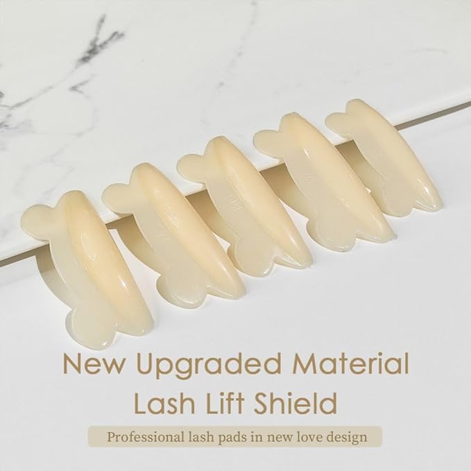 Libeauty Lash Lift Pads Cartoon Mouse Reusable Silicon Eyelash Lift Shield Lash Perm Rod Lash Lifting Shield DIY Use at Home or Salon Lash Perming Tool
