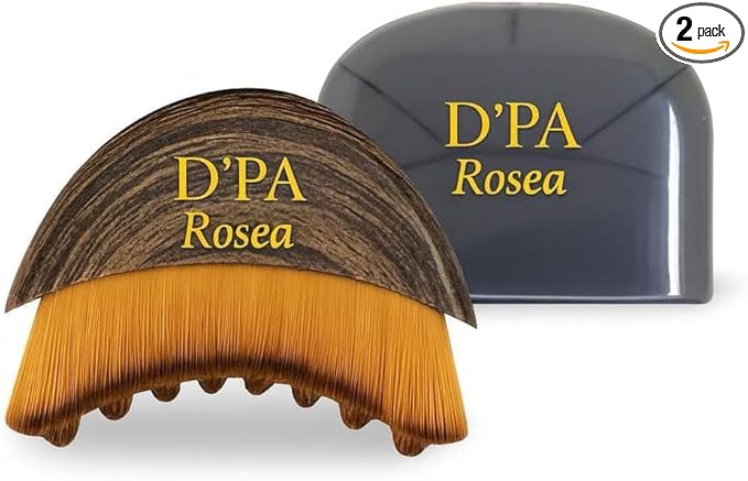 Lymphatic Contour Face Brush Drainage Massager Dry Sculpting Gua Sha Facial Depuffer Tool Massage Skin Lifting Beauty Appliance (2, Brown)
