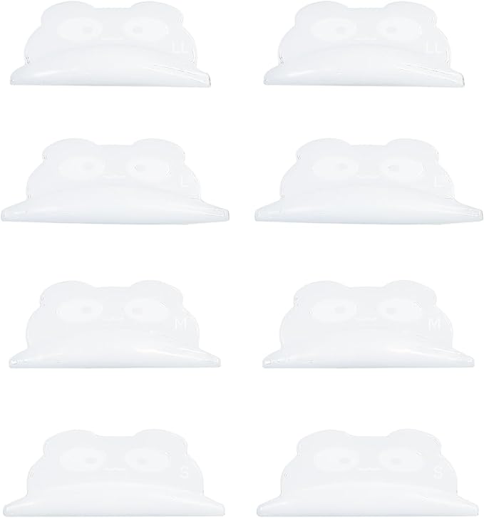 Libeauty Lash Lift Pads Panda Shape Reusable Silicon Eyelash Lift Shield Lash Perm Rod Lash Lifting Shield DIY Use at Home or Salon Lash Perming Tool