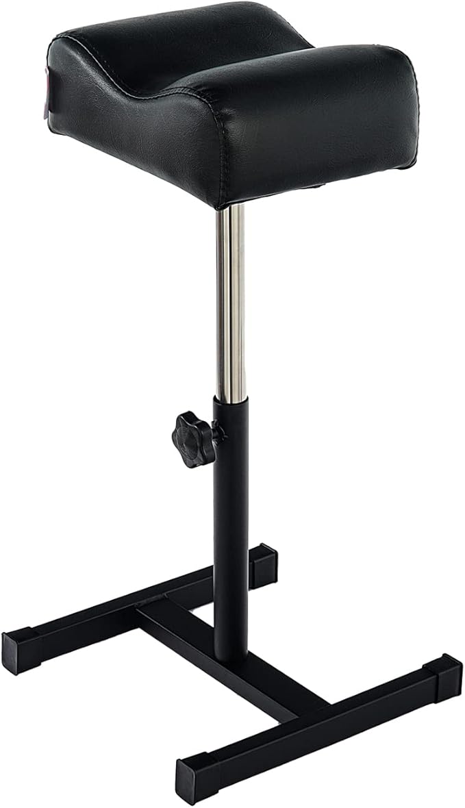 Pedicure Manicure Footrest Adjustable Height Stand Beauty SPA Salon Nail Care Black