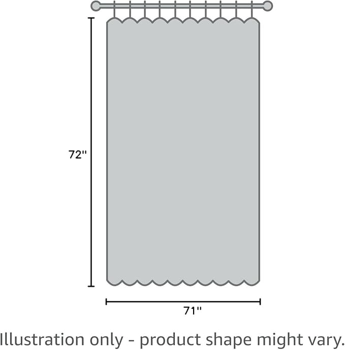 Barossa Design Shower Curtain Liner - Premium Clear Lavender PEVA Shower Liner with 3 Magnets and Metal Grommets, Waterproof Lightweight Standard Size Bathroom Curtains - Translucent Lavender