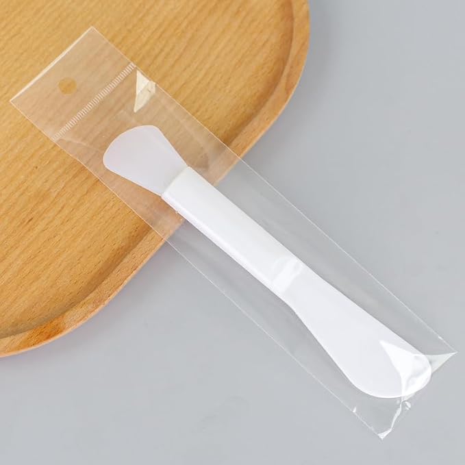 6 Pack Soft Silicone Facial Mask Applicator, Reusable Makeup Face Mask Brush Spatula, Plastic Beauty Cosmetic Scooper Tools for Clay, Cream, Gel, Mud, DIY Mixing, Skincare, Sampling, Waxing